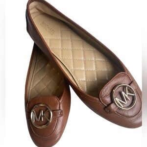 Michael Kors Lillie Ballet,  Moccasin Flats, Leather, size 9